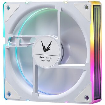  Вентилятор Formula Floe Plus 12WH ARPW, ARGB 120x120x25mm белый 4-pin + 3-pin 26.8dB Ret 