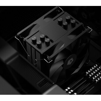  Кулер ID-Cooling SE-214-XT Plus LGA1700/1200/115X/AM5/AM4 (TDP 200W, PWM, 4 тепл.трубки прямого контакта, 2 x FAN 120mm) RET 