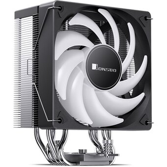 Кулер JONSBO CR-1000 Evo Color LGA1700/1200/115X/AM5/AM4 черный (TDP 220W, PWM, 120mm Dynamic Multi-Color LED Fan, 4 тепловые трубки, 4-pin) Retail 