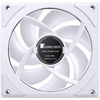  Вентилятор JONSBO ZK-120WR(3 in 1) White 120х120х25мм Reverse (ARGB LED, 800-1800об/мин, белый) Retail 