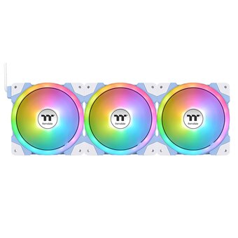  Вентилятор Thermaltake Swafan EX12 реверсивный ARGB 120x120x25mm голубой/белый (CL-F183-PL12BU-A) 4-pin 30.6-32.5dB Ret 