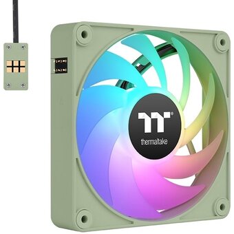  Вентилятор Thermaltake CT120 EX Sync Matcha ARGB зеленый (CL-F196-PL12MG-A) 4-pin 28.5dB Ret 