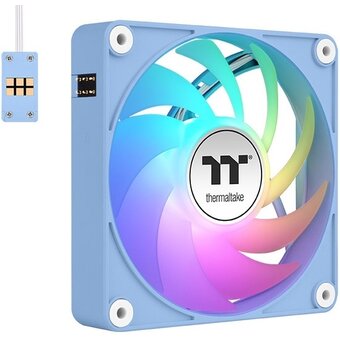  Вентилятор Thermaltake CT140 EX Sync Hydrangea ARGB синий (CL-F197-PL14BU-A) 4-pin 30.7dB Ret 