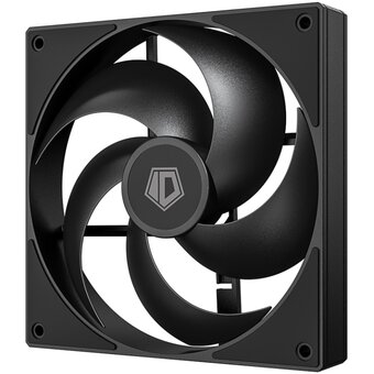  Вентилятор ID-COOLING AS-120-K Trio (3 in 1) 120x120x25мм (PWM, резиновые углы, черный, 300-2000об/мин, супертихий) Box 