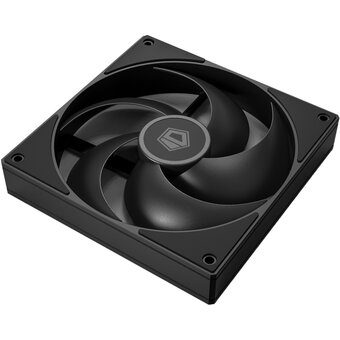  Вентилятор ID-COOLING AS-120-K Trio (3 in 1) 120x120x25мм (PWM, резиновые углы, черный, 300-2000об/мин, супертихий) Box 