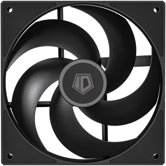  Вентилятор ID-COOLING AS-120-K Trio (3 in 1) 120x120x25мм (PWM, резиновые углы, черный, 300-2000об/мин, супертихий) Box 