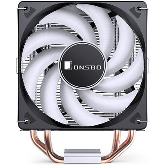  Кулер JONSBO CR-1000E Black LGA1700/1200/115X (TDP 210W, PWM, 120mm Dynamic Multi-Color LED Fan, 4 тепловые трубки, 4-pin) Retail 