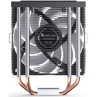  Кулер JONSBO CR-1000E Black LGA1700/1200/115X (TDP 210W, PWM, 120mm Dynamic Multi-Color LED Fan, 4 тепловые трубки, 4-pin) Retail 