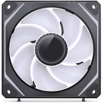  Вентилятор JONSBO ZL-120BR(3 in 1) Black 120х120х25мм Reverse (ARGB LED, 800-1800об/мин, черный) Retail 