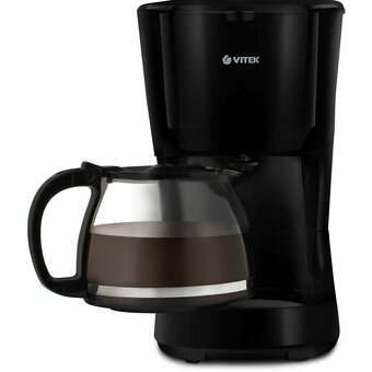  Кофеварка VITEK VT-1528-01 черный капельная 
