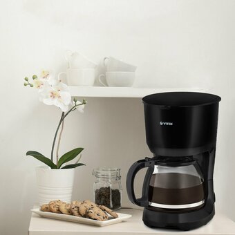 Кофеварка VITEK VT-1528-01 черный капельная 