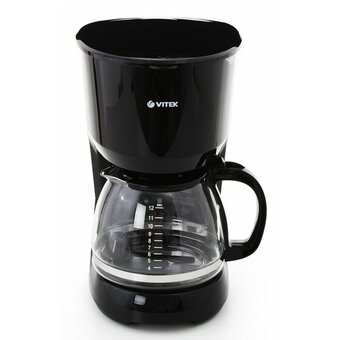  Кофеварка VITEK VT-1528-01 черный капельная 