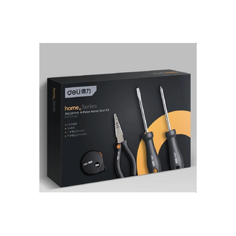  Набор ручного инструмента Deli HT0004C Home Series Gray 4 предмета 