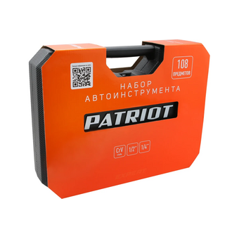  Набор инструментов Patriot SSP-108 (350004508) 108 предметов (жесткий кейс) 