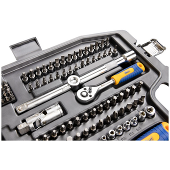 Набор инструментов KRAFT KT 700684 1/2 Dr, 3/8 Dr и 1/4 Dr, 218 предметов 