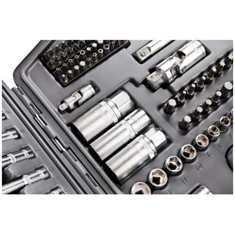  Набор инструментов KRAFT KT 700684 1/2 Dr, 3/8 Dr и 1/4 Dr, 218 предметов 