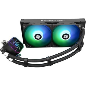  СВО Thermalright Aqua Elite 240 V3 ARGB (A-Elite-BL-240-ARGB-V3) Soc-AM5/AM4/1151/1200/2066/1700 черный 4-pin 25.6dB Al Ret 