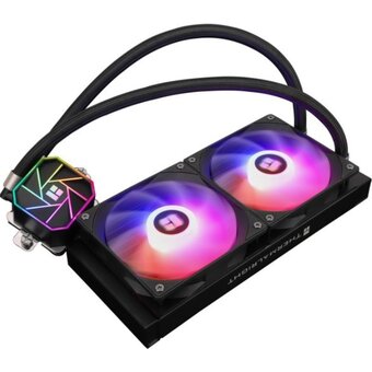  СВО Thermalright Aqua Elite 240 V3 ARGB (A-Elite-BL-240-ARGB-V3) Soc-AM5/AM4/1151/1200/2066/1700 черный 4-pin 25.6dB Al Ret 
