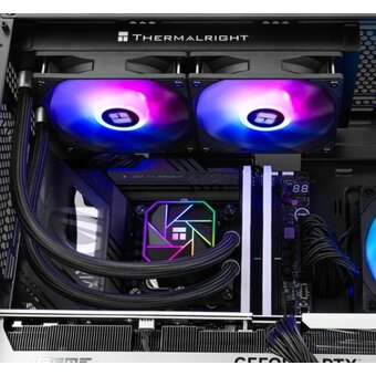  СВО Thermalright Aqua Elite 240 V3 ARGB (A-Elite-BL-240-ARGB-V3) Soc-AM5/AM4/1151/1200/2066/1700 черный 4-pin 25.6dB Al Ret 