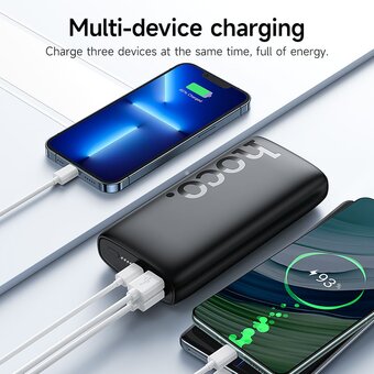  Аккумулятор внешний резервный HOCO J122A Respect 22.5W+PD20W 20000mAh (чёрный) 
