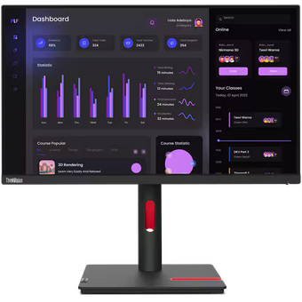  Монитор Lenovo ThinkVision T24i-30 (63CFMATXUK) черный 