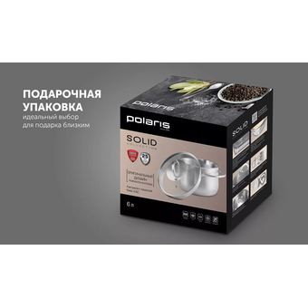  Кастрюля POLARIS Solid-24C 6л 