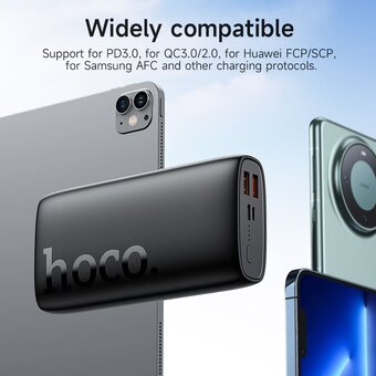  Аккумулятор внешний резервный HOCO J122A Respect 22.5W+PD20W 20000mAh (чёрный) 