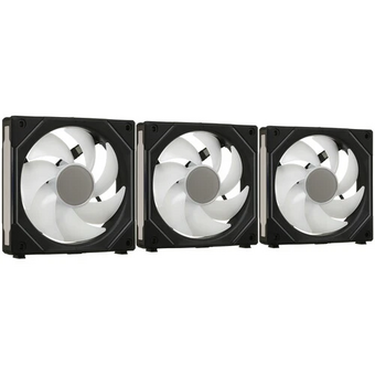  Комплект вентиляторов (3шт.) Lian Li Uni Fan SL-INF 120 Black /UF-SLIN120-3B/ G99.12SLIN3B.R0/ 120x120x25мм (PWM, ARGB, 200-2100 об/мин, 29dBa) 