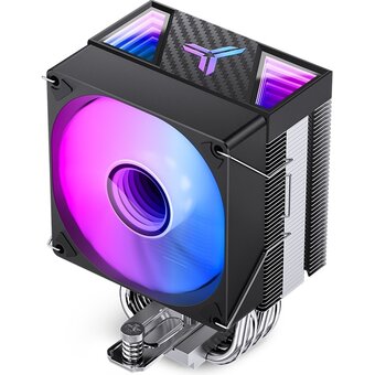  Кулер JONSBO CR-1400 V2 Color Black LGA1700/1200/115X/AM5/AM4 (TDP 180W, PWM, 92mm Dynamic Multi-Color LED Fan, 4 тепловые трубки, 4-pin) Re 
