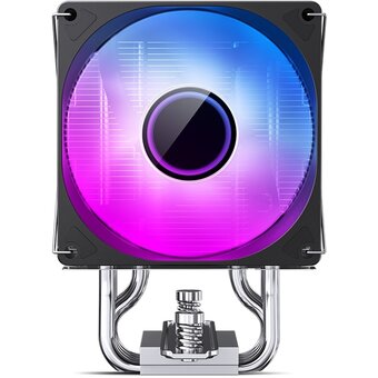  Кулер JONSBO CR-1400 V2 Color Black LGA1700/1200/115X/AM5/AM4 (TDP 180W, PWM, 92mm Dynamic Multi-Color LED Fan, 4 тепловые трубки, 4-pin) Re 