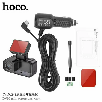  Видеорегистратор HOCO DV10 mini screen dashcam черный 