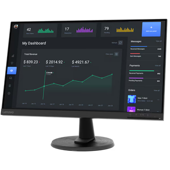  Монитор Lenovo ThinkVision C24-40 (63DCKAT6UK) черный 