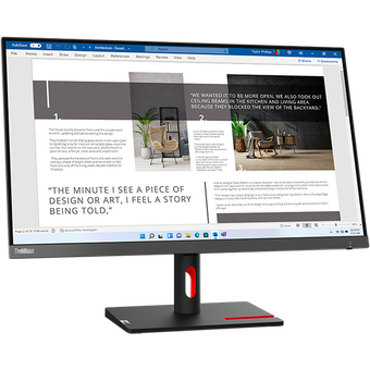  Монитор Lenovo ThinkVision S27i-30 (63DFKAT4UK) черный 