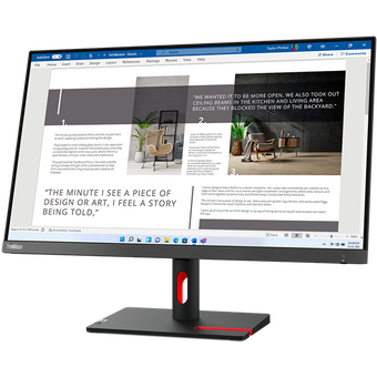 Монитор Lenovo ThinkVision S27i-30 (63DFKAT4UK) черный 