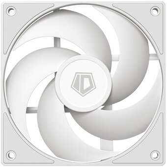  Вентилятор ID-COOLING AS-120-W Trio (3 in 1) 120x120x25мм (PWM, резиновые углы, белый, 300-2000об/мин, супертихий) Box 