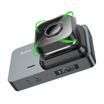  Видеорегистратор HOCO DV9 3-inch screen driving recorder 720P серый 