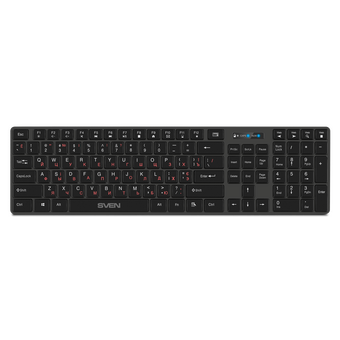  Беспроводная клавиатура SVEN KB-E5300W графит 