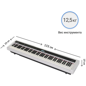  Цифровое пианино TESLER STZ-8800 White 