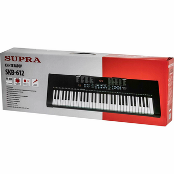 Синтезатор Supra SKB-612 черный 
