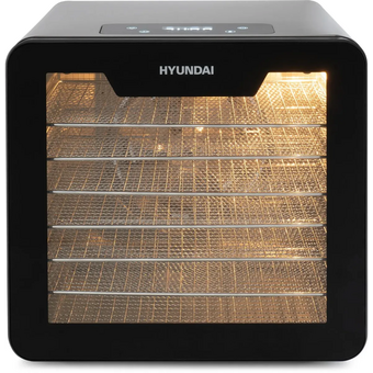  Сушка для фруктов и овощей Hyundai HYFD-8802 14под. серебристый 