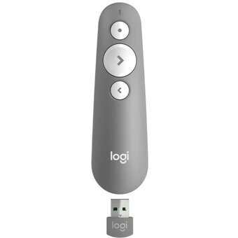  Презентер Logitech R500s Mid Grey (910-006528) серый, Bluetooth + 2.4 GHz 