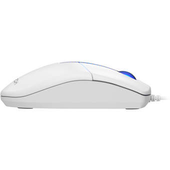  Мышь проводная A4Tech N-530S white 