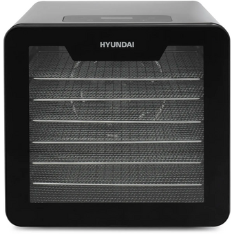  Сушка для фруктов и овощей Hyundai HYFD-8802 14под. серебристый 