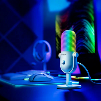  Микрофон Razer Seiren V3 Chroma White RZ19-05060200-R3M1 