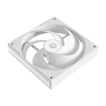  Вентилятор ID-COOLING AS-140-W Duet (2in1) 140x140x25мм (PWM, резиновые углы, белый, 300-1800об/мин, супертихий) Box 