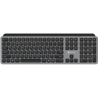  Клавиатура OKLICK K859W серый/черный 