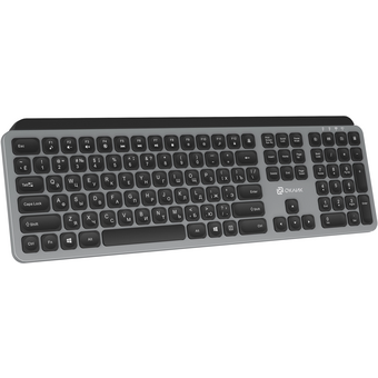  Клавиатура OKLICK K859W серый/черный 