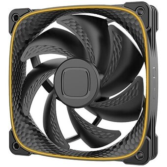  Вентилятор Geometric Future Squama 2503B (1F2503B112001) Single Pack / 120mm, 2000 RPM, 69.11 CFM, 29.0 dBA, 5V ARGB, Black 