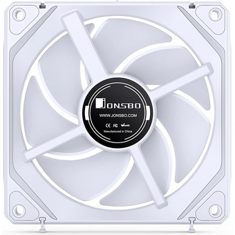  Вентилятор JONSBO ZL-120W(3 in 1) White 120х120х25мм (ARGB LED, 800-1800об/мин, белый) Retail 