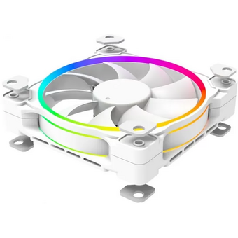  Вентилятор ID-COOLING ZF-12025-ARGB Snow 120x120x25мм PWM, Addresable RGB, 500-1600об/мин, снежно белый BOX 